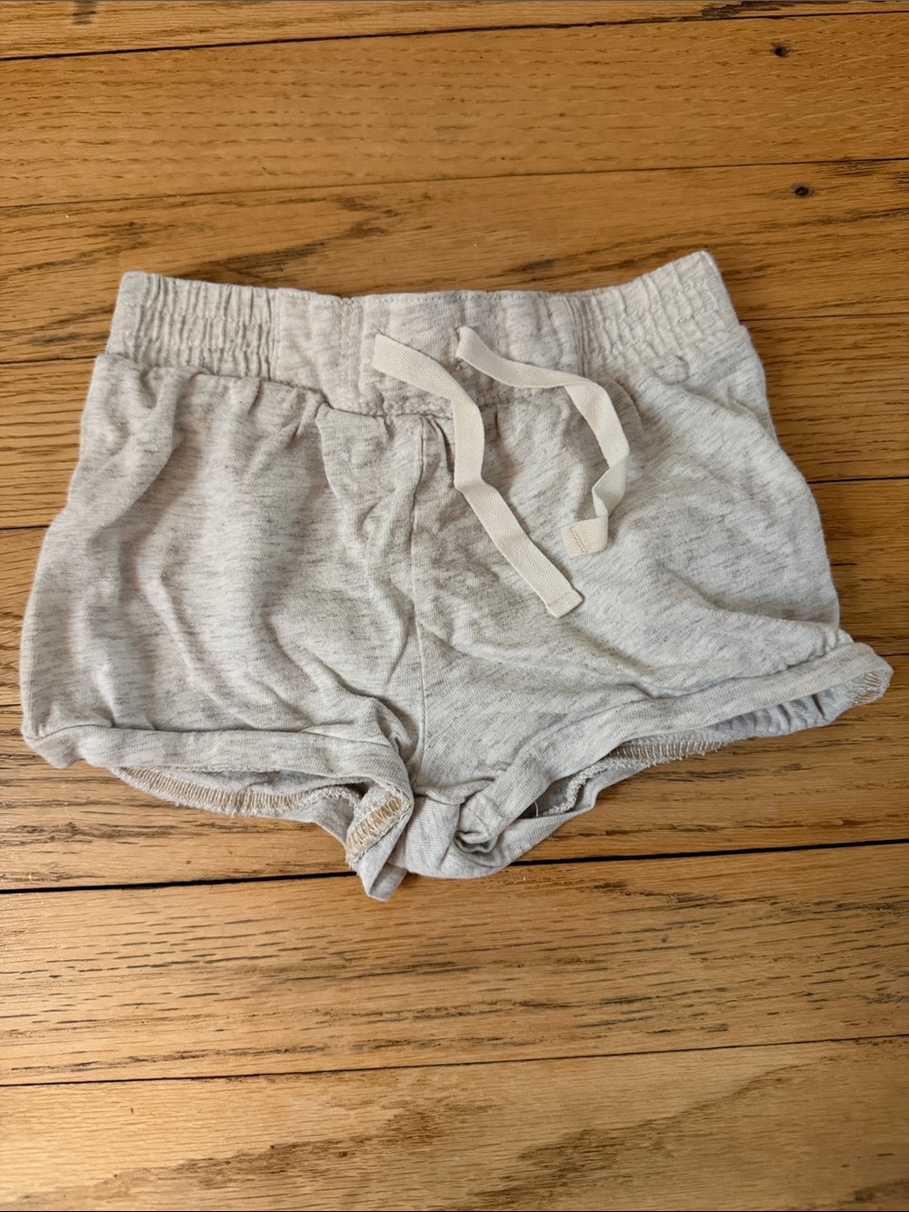 GAP Baby Neutral Light Gray Knit Toddler Shorts
